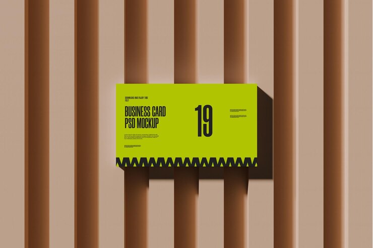 PSD modelo de tarjeta de visita