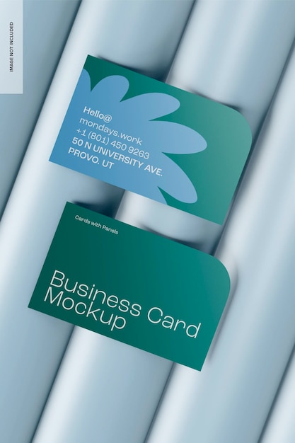 Modelo de tarjetas de visita comerciales