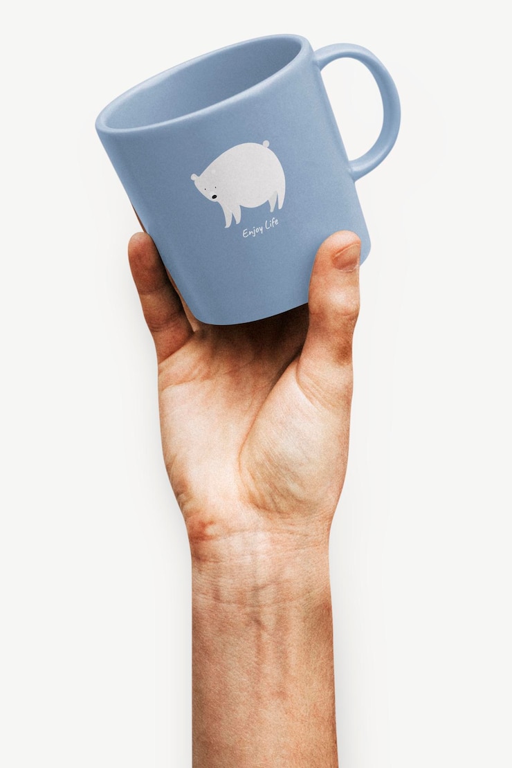 PSD modelo de taza de café en formato psd