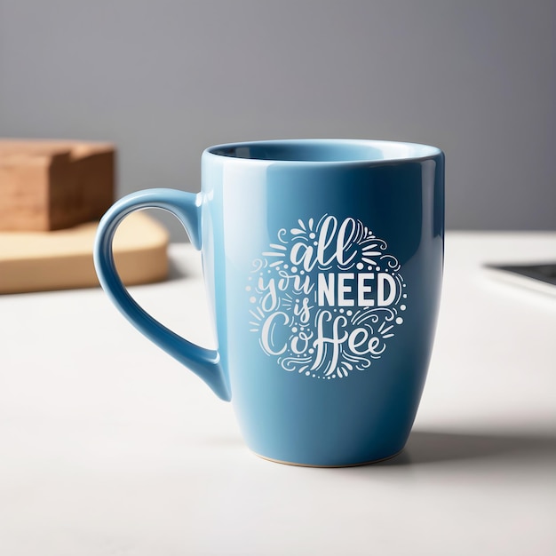 Modelo de taza de café