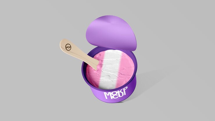 Modelo de taza de helado pequeño 002