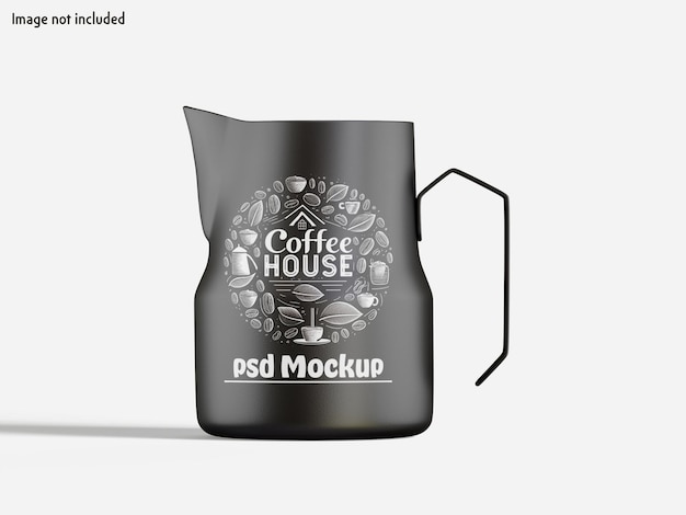 Modelo de taza inoxidable editable