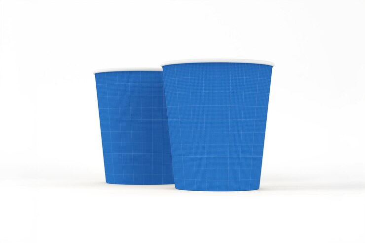 PSD modelo de taza de papel pequeño