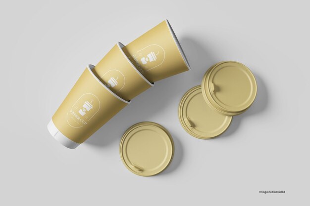Modelo de taza de papel