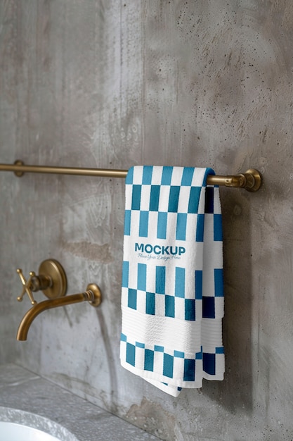 Modelo de toalla de baño