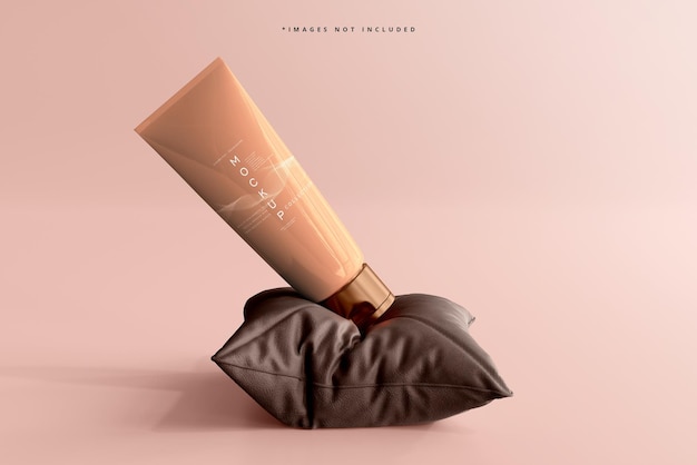 Modelo de tubo de crema cosmética