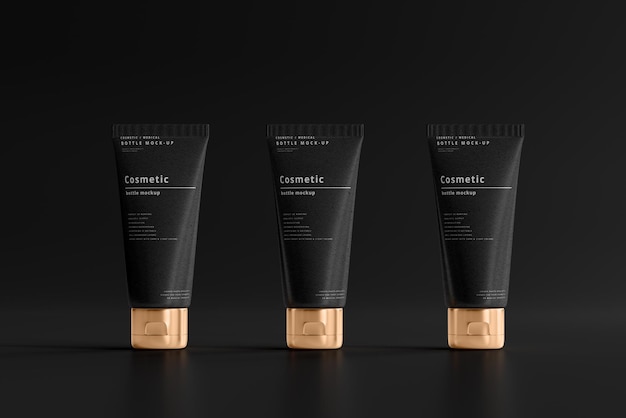 Modelo de tubo de crema cosmética