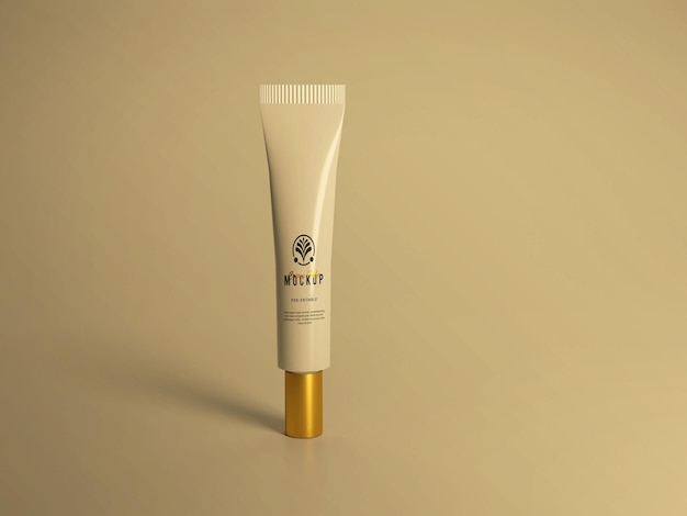 Modelo de tubo de crema cosmética