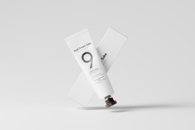 Modelo de tubo de crema