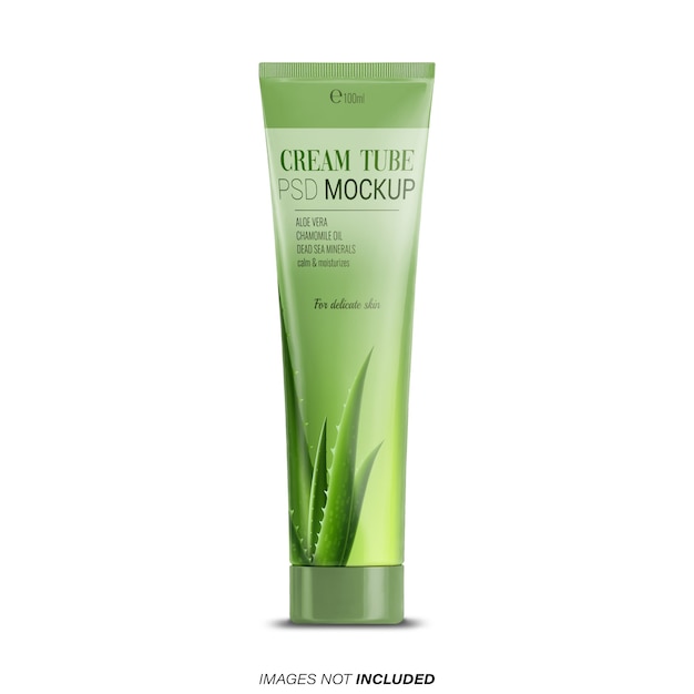 Modelo de tubo de crema