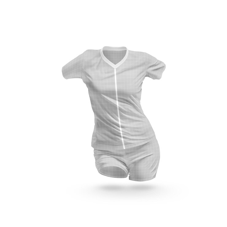 PSD modelo de uniforme de fútbol femenino