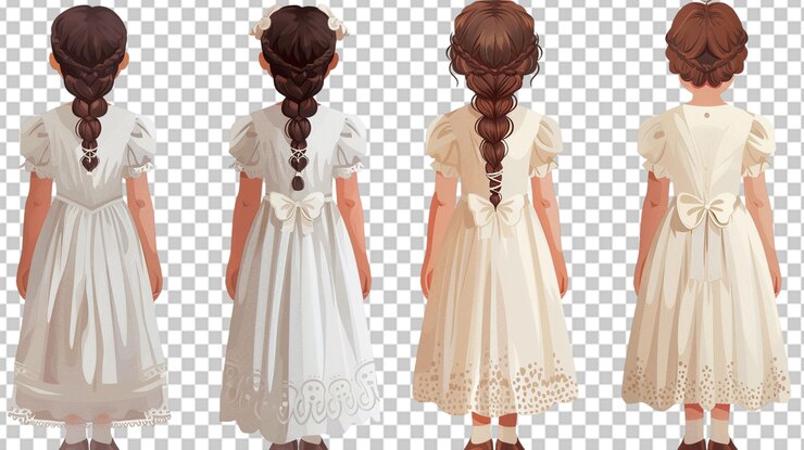 PSD modelo de vestido psd femenino