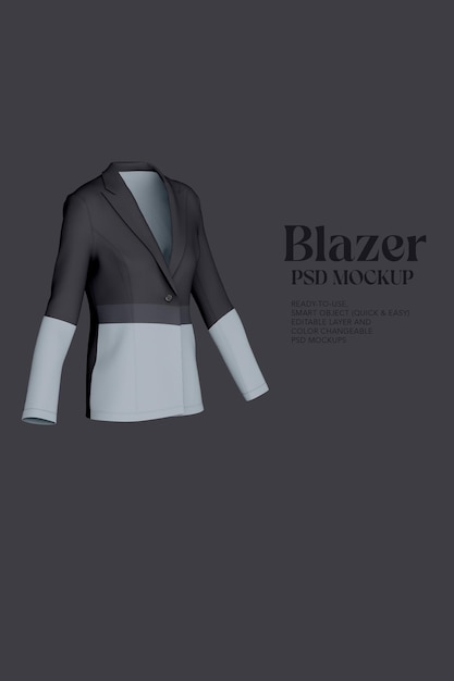 PSD modelos de blazer