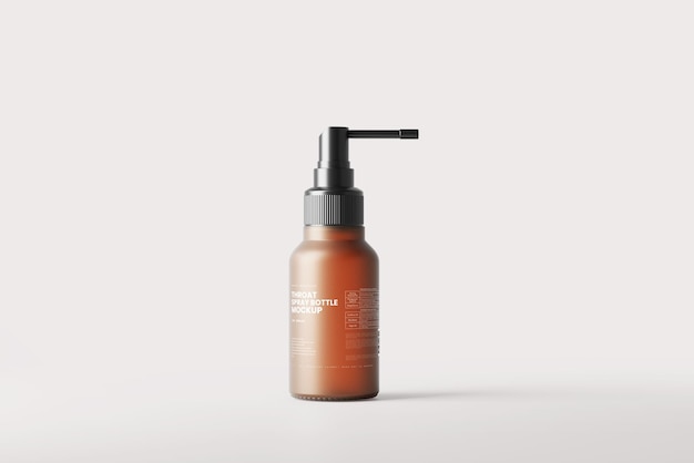 Modelos de garrafa de spray de vidro âmbar fosco