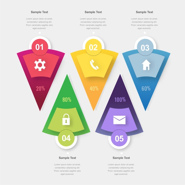 PSD modelos de infográfico psd