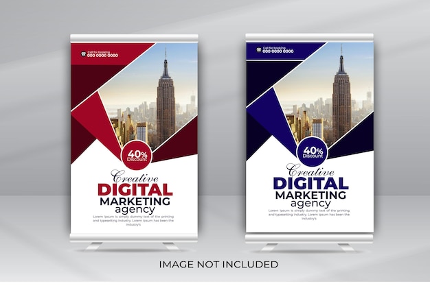 Modern Business Table Banner o Roll Up Banner Design