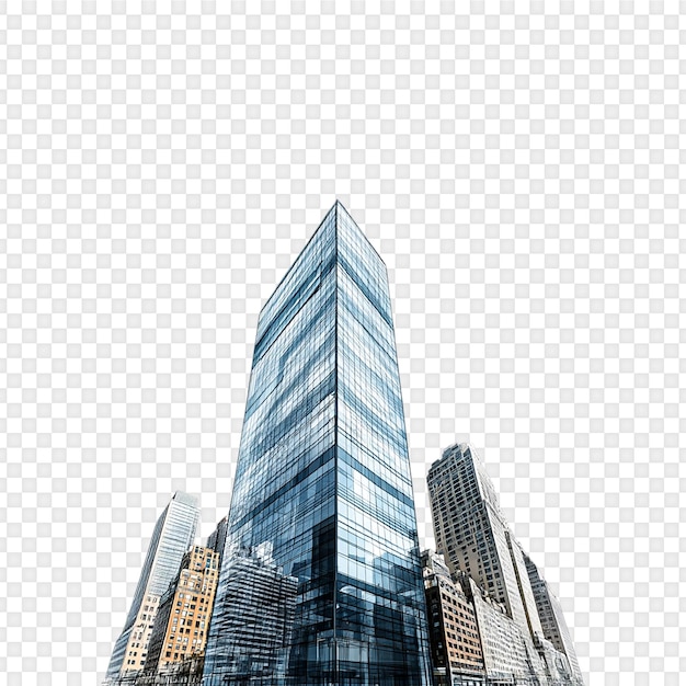 Modern City Skyscraper isoliert auf einem transparenten Hintergrund