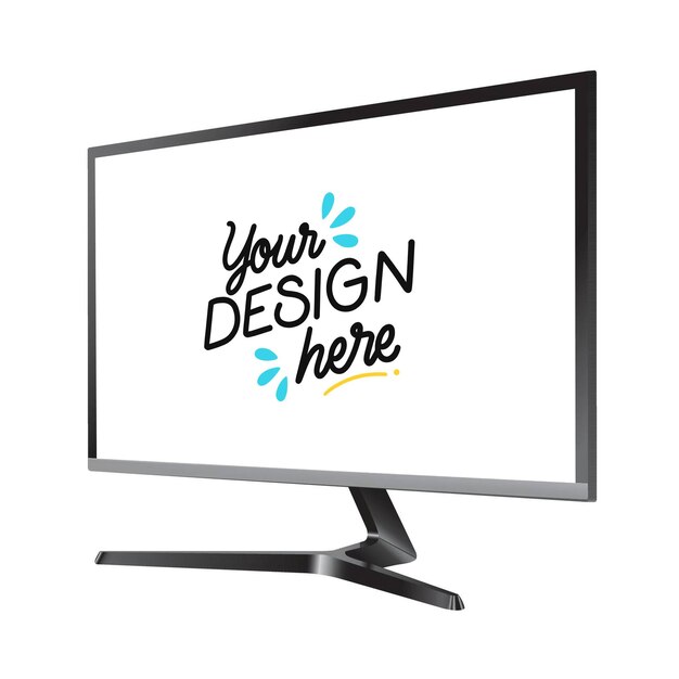 Modern Display Screen with a Customizable Presentation