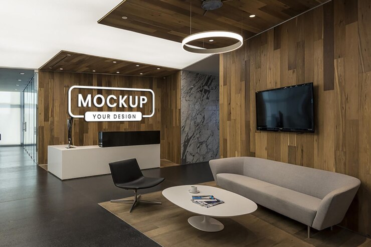 PSD modern office mockup