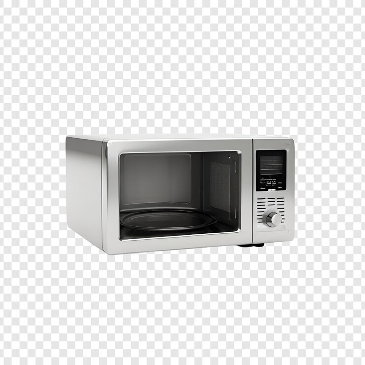 PSD modern stainless steel microwave oven kitchen appliance
