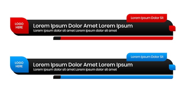 Modern Television News Banner Template