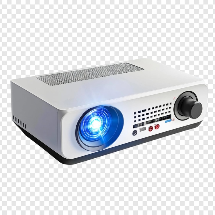 PSD modern white projector with blue light technology home theater device