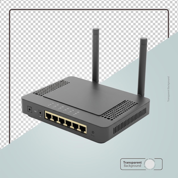 modern wifi router ensuring fast and stable internet connectivity
