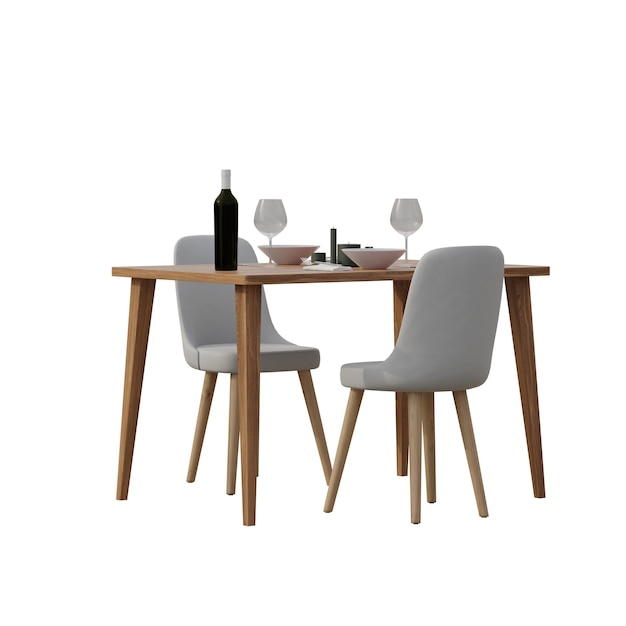 Modern Wooden Dining Set