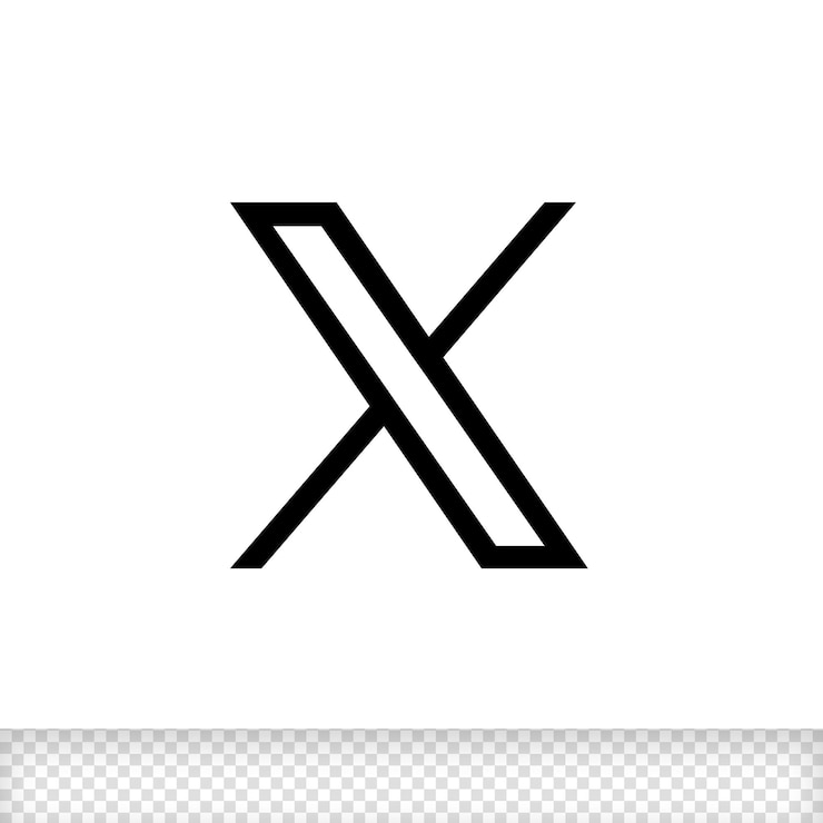 PSD modern x letter logo design psd editável
