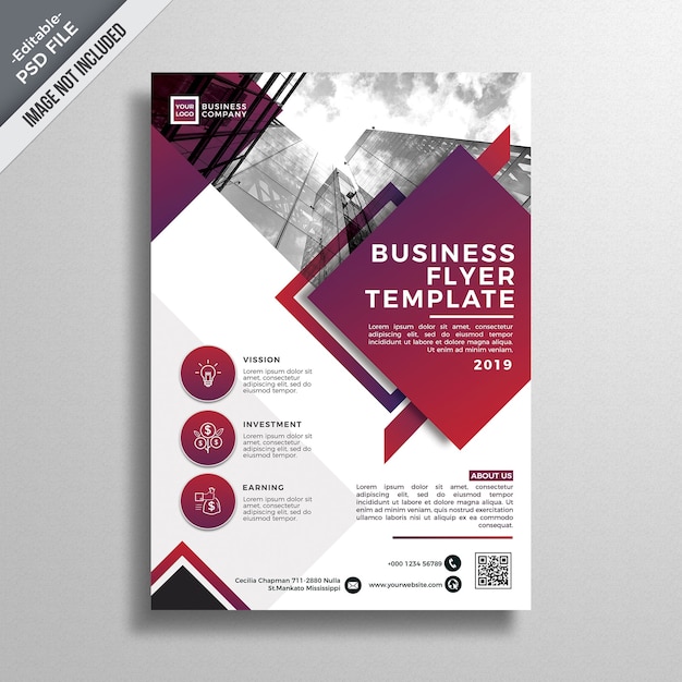 Moderna brochure aziendale mockup