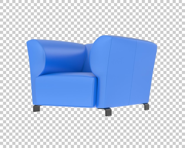 Moderna poltrona ad angolo blu