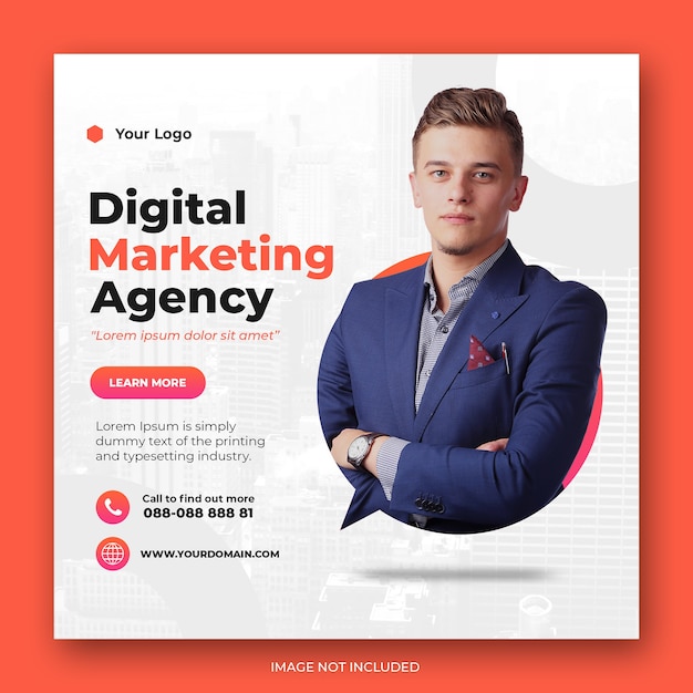 Moderne Business-Instagram-Post-Vorlage