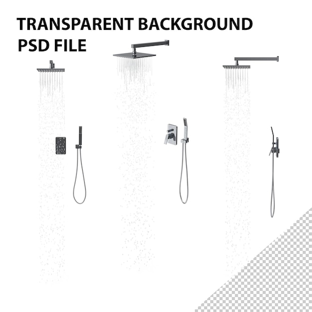 PSD moderne dusche png