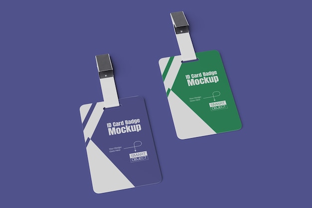 Moderne ID-Karten-Mockup