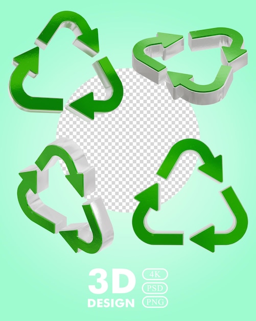 Moderne Plastikrecycling-Codes-Logo isoliert