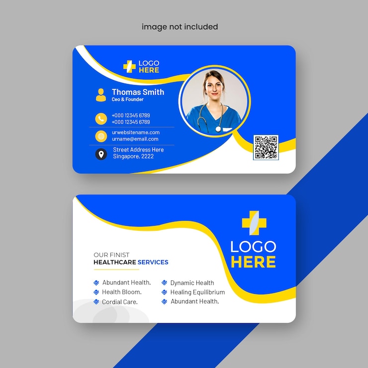 PSD moderne et professionnel modèle de carte de visite