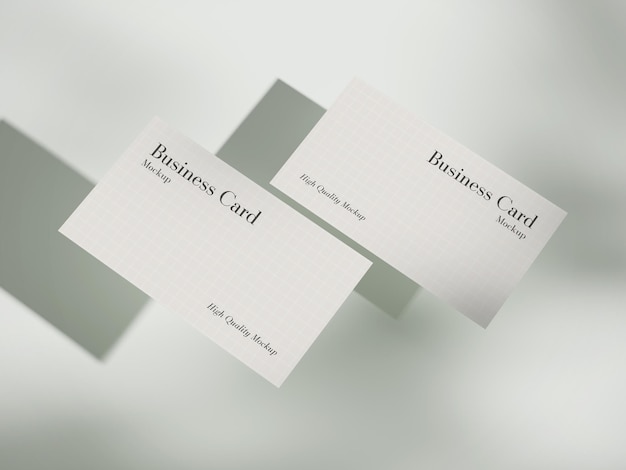 Moderne et propre maquette de carte de visite