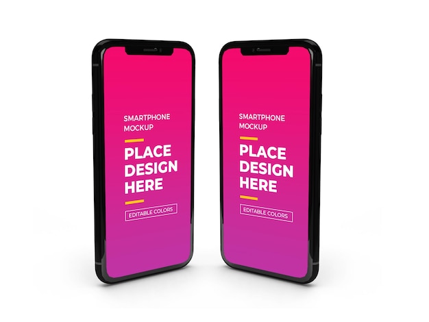 Moderne Smartphone Mockup