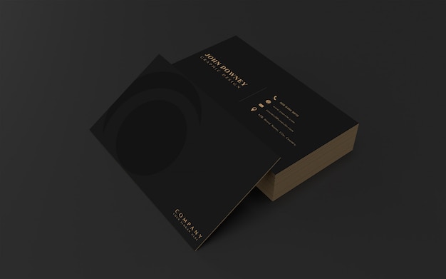 Moderne Visitenkartenmodellvorlage. Elegantes Design
