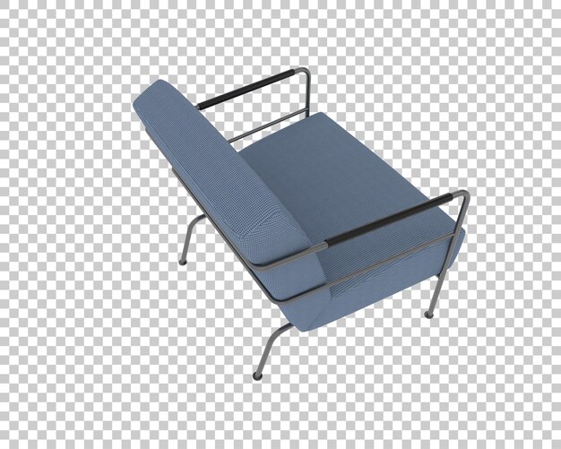 Moderner blauer Sessel