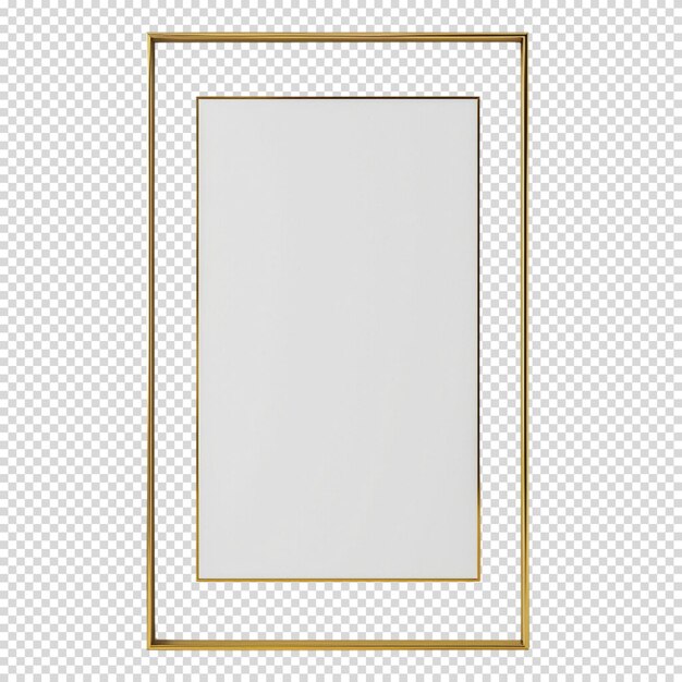PSD moderner rahmen isoliert auf durchsichtigem hintergrund