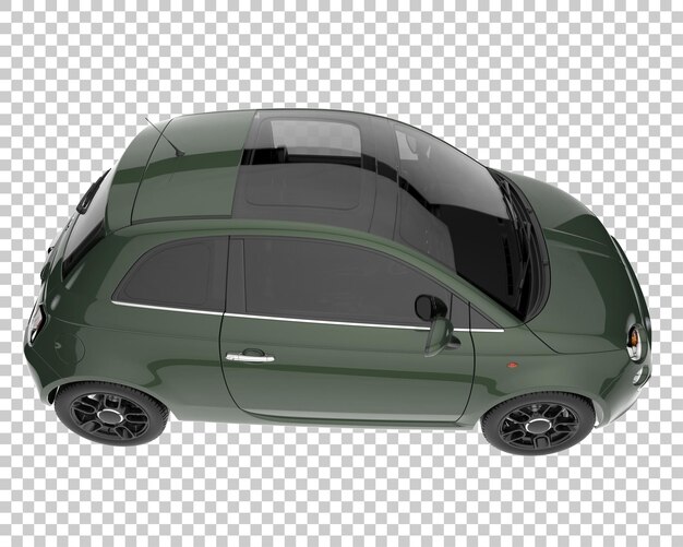 PSD modernes auto auf transparentem hintergrund. 3d-rendering - abbildung