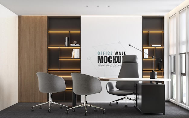 Modernes design-management-büro wandmodell