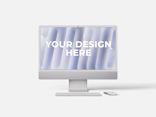 Modernes Desktop-Computer-Mockup