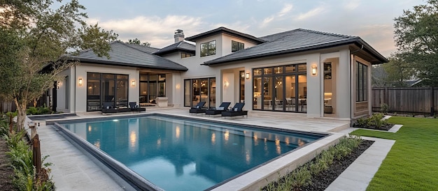 Modernes Haus mit Pool