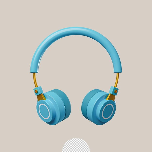 Modernes minimales Kopfhörer-Branding-Mockup