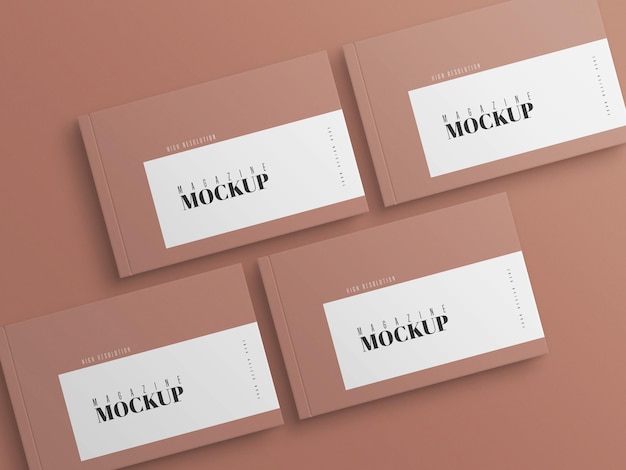 Modernes paar magazin mockup