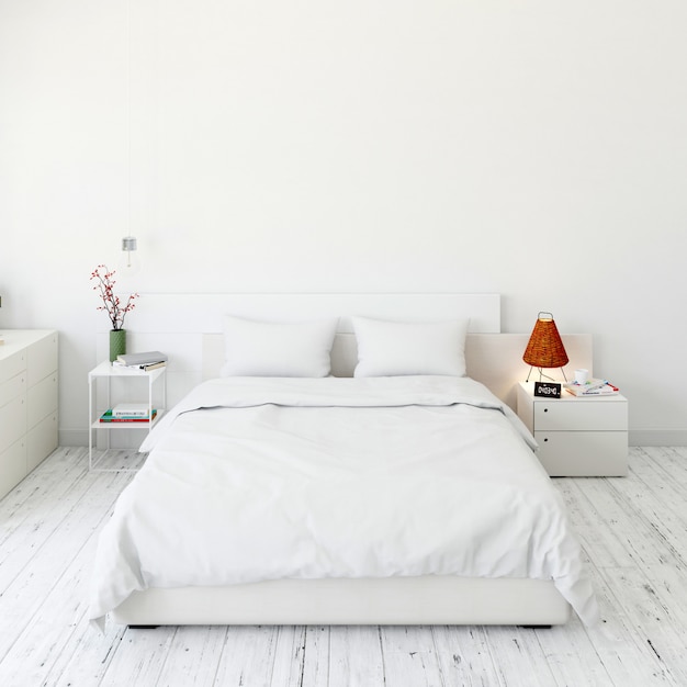Modernes Schlafzimmer Interieur