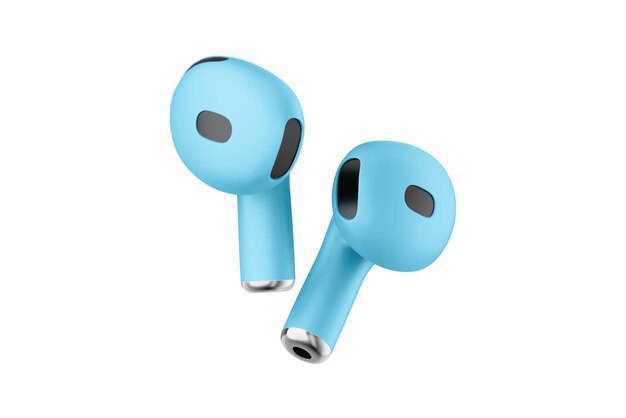 Moderno Air Pods PSD Mockup para el escaparate