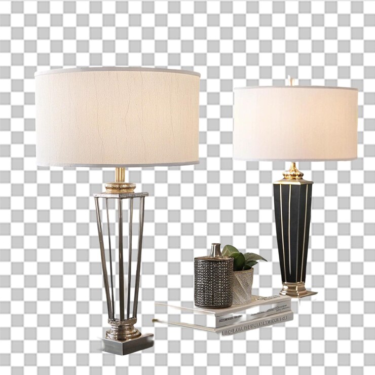 PSD moderno conjunto de lámparas modelo 3d de diseño interior